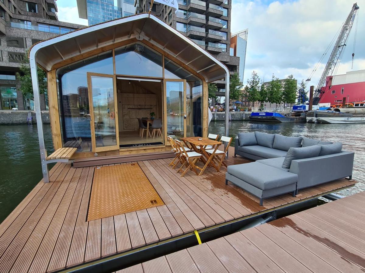 Вилла Wikkelboats At Floating Rotterdam Rijnhaven Экстерьер фото