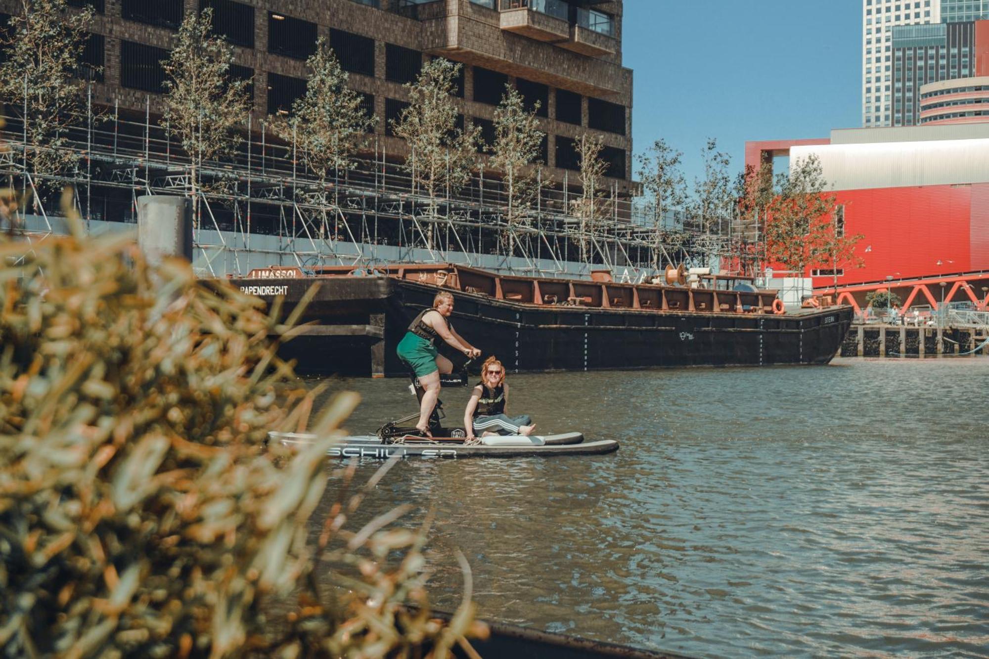 Вилла Wikkelboats At Floating Rotterdam Rijnhaven Экстерьер фото